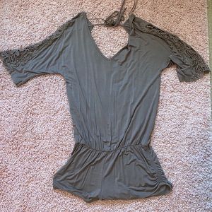 Grey Romper